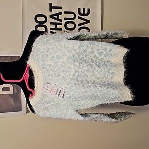 wonder nation toddlers girl soft fuzzy sweater